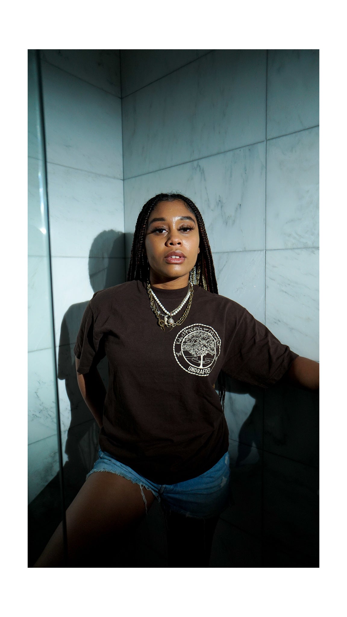 emblem tee '20 "brown"