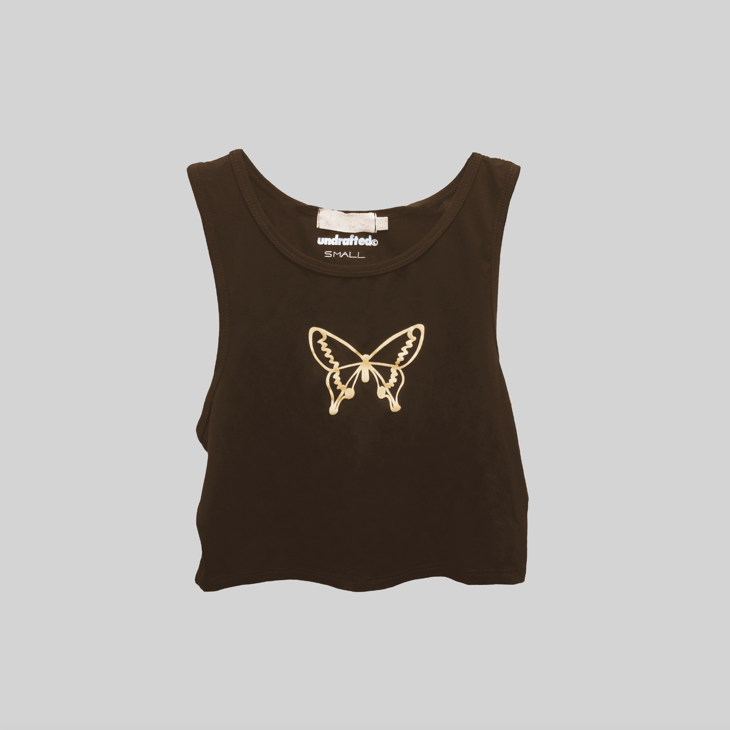 undrafted croptop | brown